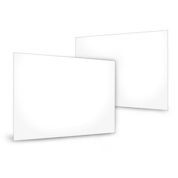 Online selbst gestalten: Blanko Karte im Format 8,5 x 5,4 cm