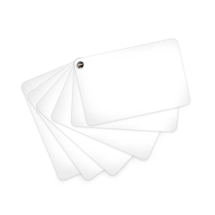 Online selbst gestalten: Blanko Kartenfächer im Format 17x11