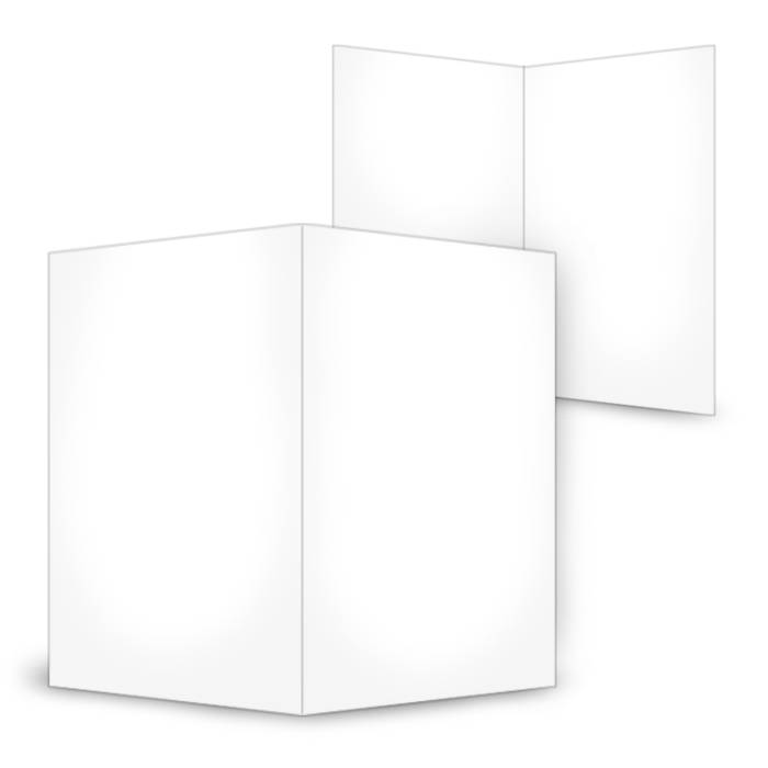 Online selbst gestalten: Blanko Klappkarte im Format 10x15