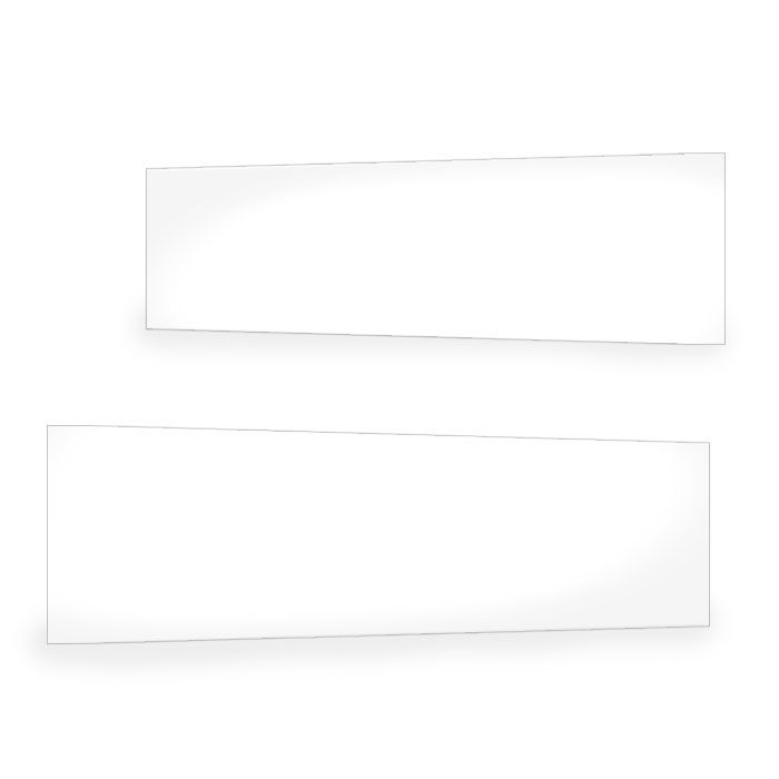 Blanko Einleger für Klappkarten im Format 30 x 10,5 cm
