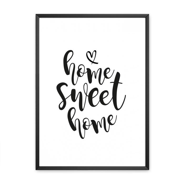 Familien Poster Home Sweet Home - online selbst gestalten