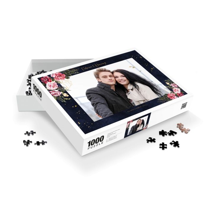 1000 Fotopuzzle in eurem Hochzeitsdesign mit Foto zum individuellen Gestalten