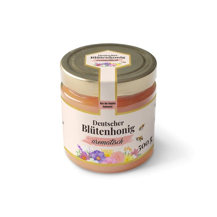 Honigetiketten 500 g für Blütenhonig selbst gestalten
