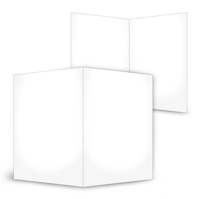 Online selbst gestalten: Blanko Karte im Format 15x21 cm