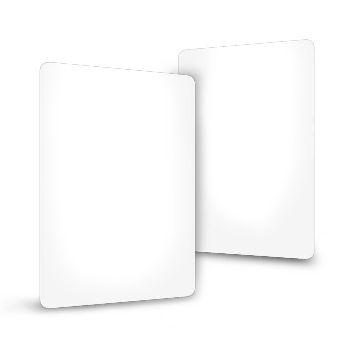 mit abgerundeten Ecken unliniert Vanra Kleine Blanko-Indexkarten 8,9 x 5,1 cm 300/Pack weiß 