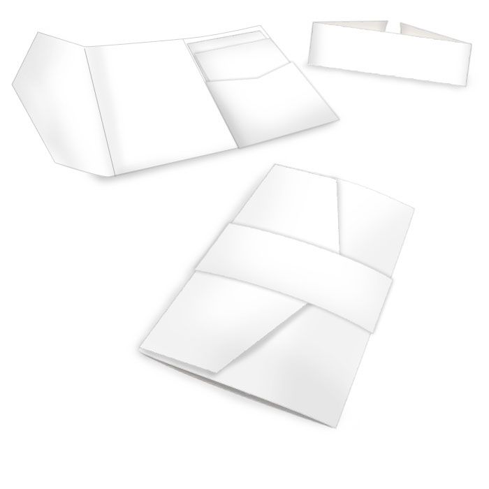 Blanko Pocket Fold im Format 17 x 11 cm online selbst gestalten
