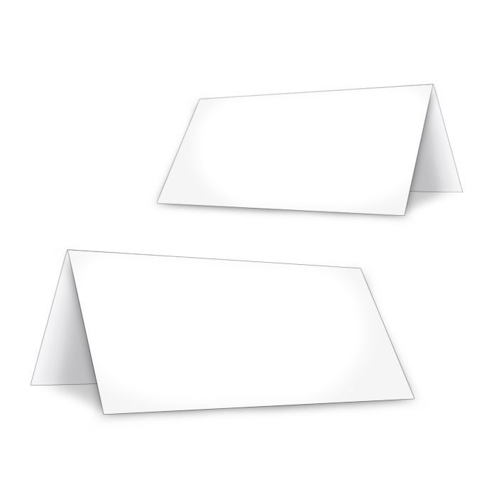 Blanko Tischkarte im Format 10x5 zum online selbst gestalten