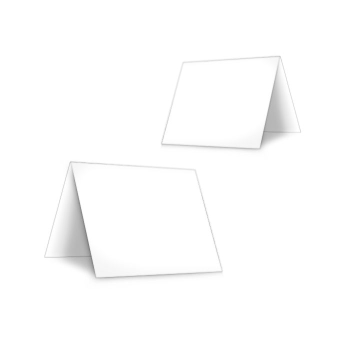 Online selbst gestalten: Blanko Tischkarte im Format 7 x 7cm
