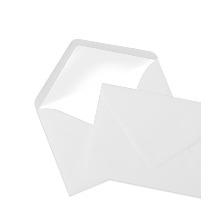 Briefumschlag Seidenfutter Eisgrau (114 x 162)